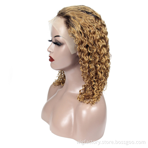 highlight color hd lace front human hair wigs,cheap price curly wigs human hair lace front 13*4,human hair wigs color
